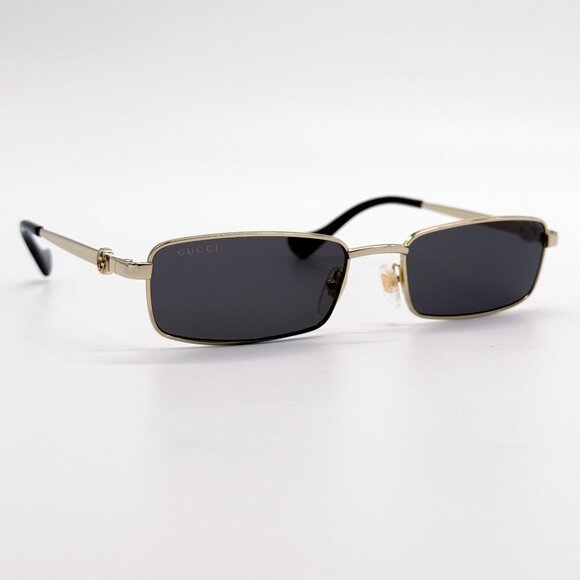 NEW GUCCI SUNGLASSES GG1600S 001 GOLD/GRAY WOMEN EYEWEAR GUCCI - Picture 6 of 11